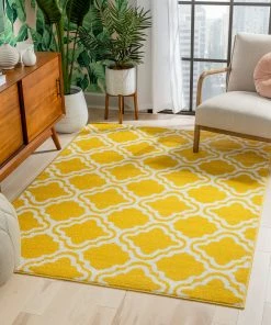 Well Woven 3'x5' Starbright Calipso Yellow Rug