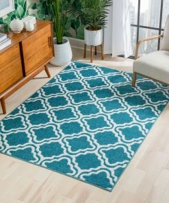 Well Woven Starbright Calipso Blue Rug