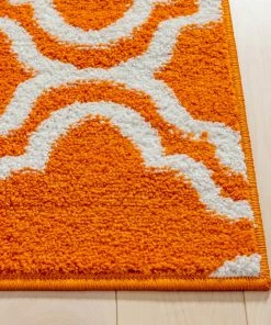 Well Woven Starbright Calipso Orange Rug 3'x5'