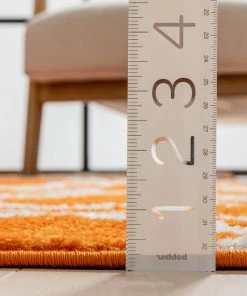 Well Woven Starbright Calipso Orange Rug 3'x5'