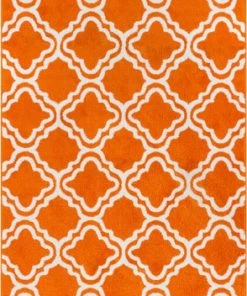 Well Woven Starbright Calipso Orange Rug 3'x5'