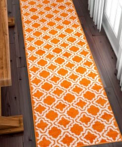 Well Woven Starbright Calipso Orange Rug 3'x5'