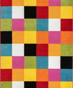 Well Woven Starbright Bright Square Multi Rug Multi Color