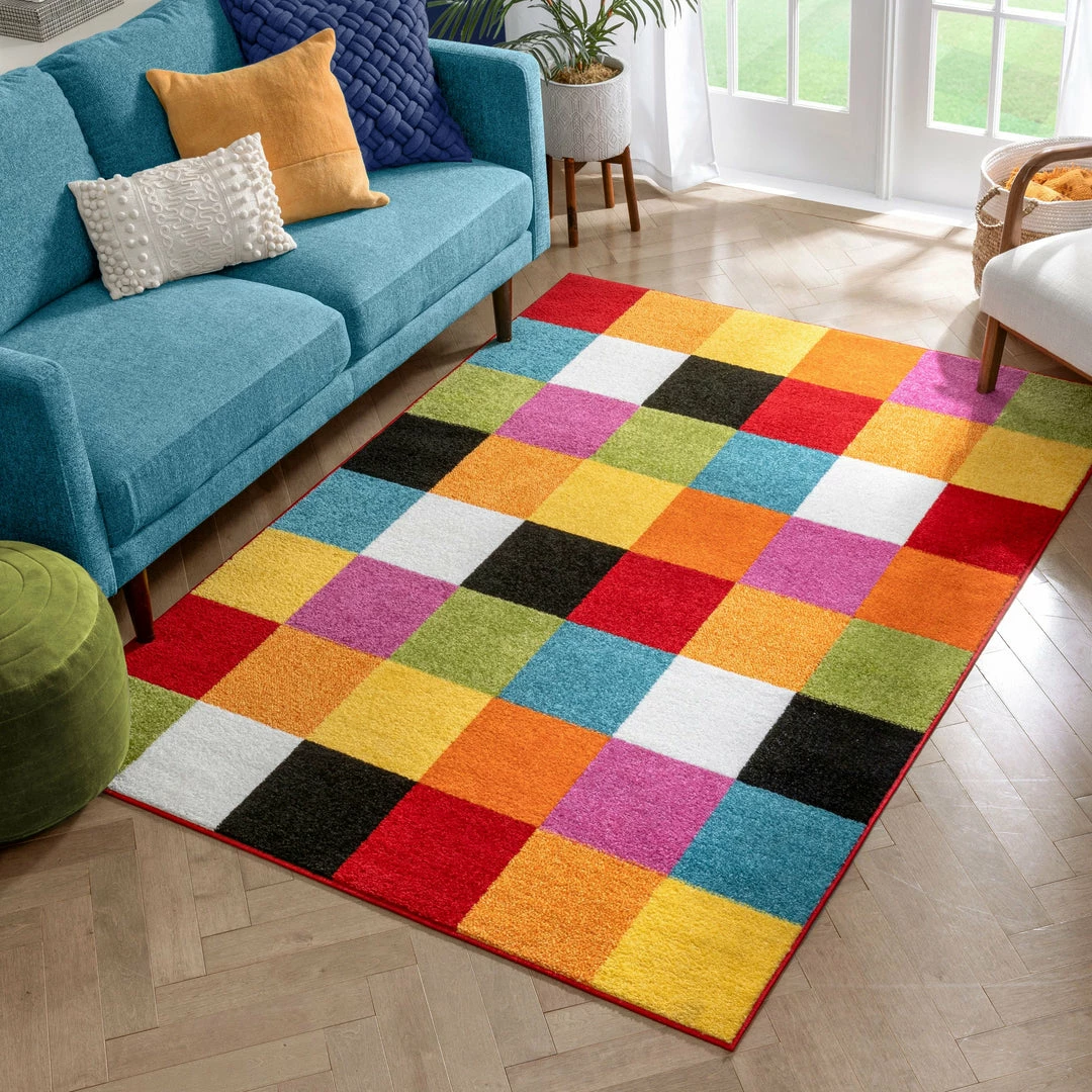 Well Woven Starbright Bright Square Multi Rug Multi Color 5 Well Woven Starbright Bright Square Multi Rug Multi Color