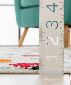 Well Woven Whites & Creams Starbright Dandy Dots And Stripes White Rug 15 Well Woven Whites & Creams Starbright Dandy Dots And Stripes White Rug