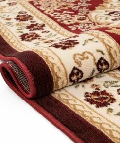 Well Woven Versaille Red Traditional Rug