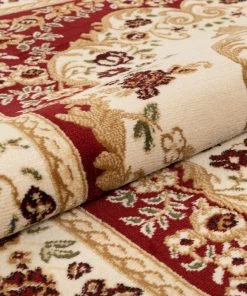 Well Woven Versaille Red Traditional Rug