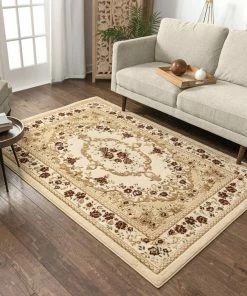 Well Woven Versaille Ivory Traditional Rug