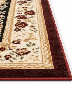 Well Woven Versaille Black Traditional Rug