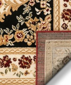 Well Woven Versaille Black Traditional Rug