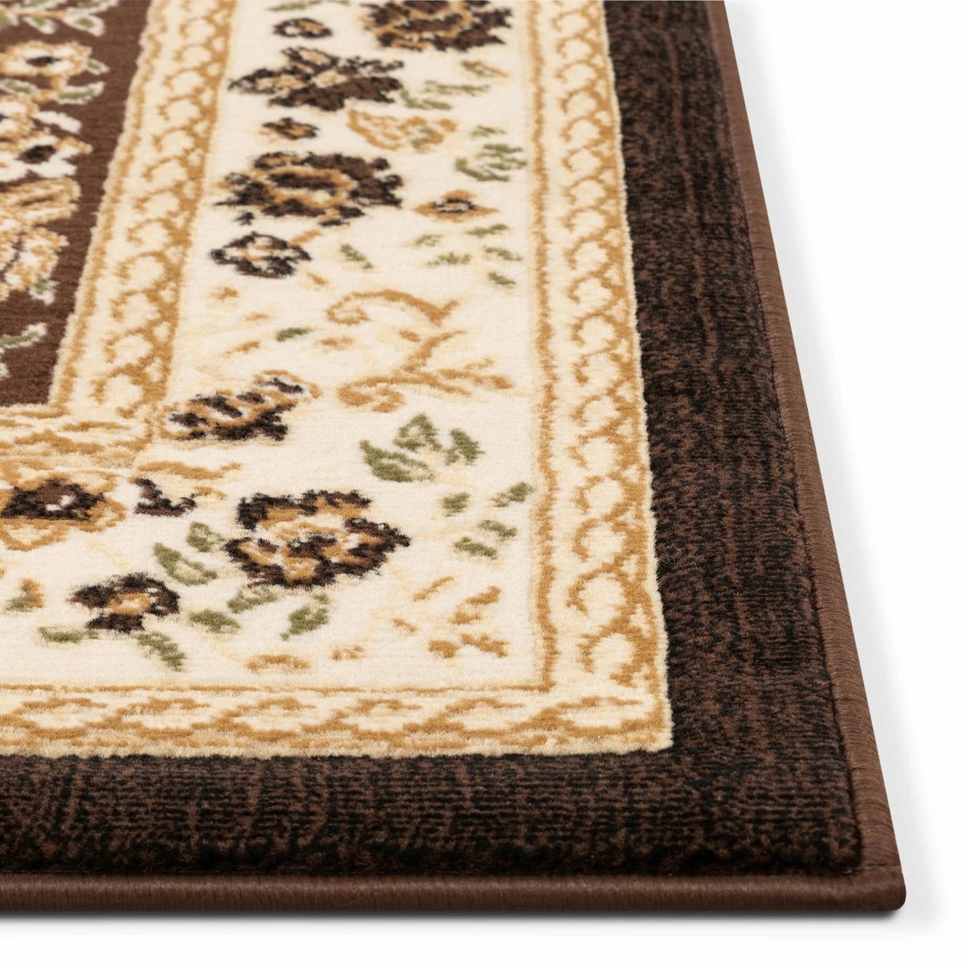 Well Woven Versaille Brown Traditional Medallion Rug Oriental & Persian 5 Well Woven Versaille Brown Traditional Medallion Rug Oriental & Persian