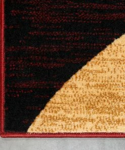 Well Woven Bingo Red Modern Rug