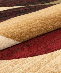Well Woven Bingo Red Modern Rug