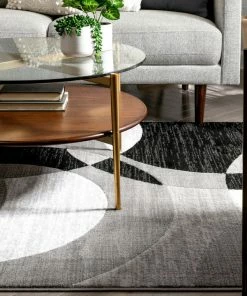 Well Woven Bingo Grey Geometric Rug