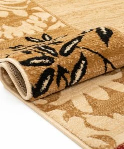 Well Woven Damask Ivory Transitional Rug 3'x5' 19 Well Woven Damask Ivory Transitional Rug 3'x5'