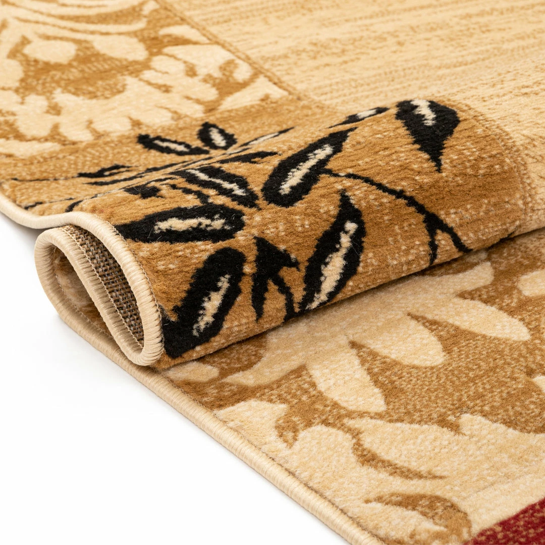 Well Woven Damask Ivory Transitional Rug 3'x5' 8 Well Woven Damask Ivory Transitional Rug 3'x5'