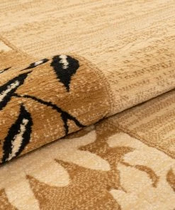 Well Woven Damask Ivory Transitional Rug 3'x5' 14 Well Woven Damask Ivory Transitional Rug 3'x5'