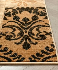 Well Woven Damask Ivory Transitional Rug 3'x5' 16 Well Woven Damask Ivory Transitional Rug 3'x5'