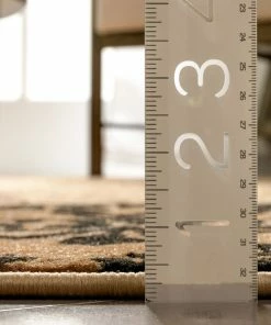 Well Woven Damask Ivory Transitional Rug 3'x5' 23 Well Woven Damask Ivory Transitional Rug 3'x5'