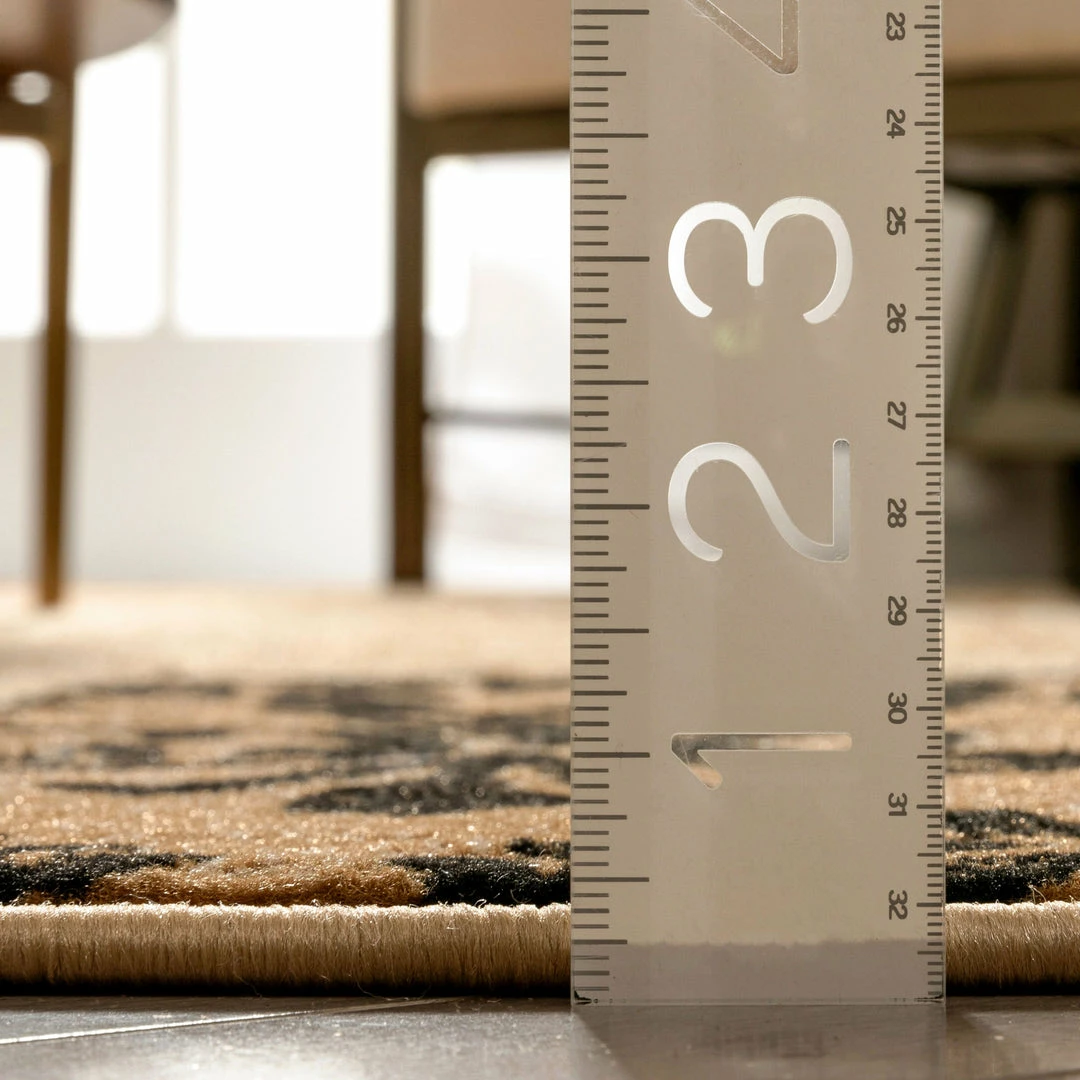 Well Woven Damask Ivory Transitional Rug 3'x5' 12 Well Woven Damask Ivory Transitional Rug 3'x5'