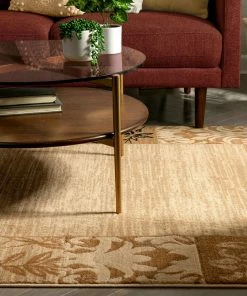 Well Woven Damask Ivory Transitional Rug 3'x5' 20 Well Woven Damask Ivory Transitional Rug 3'x5'