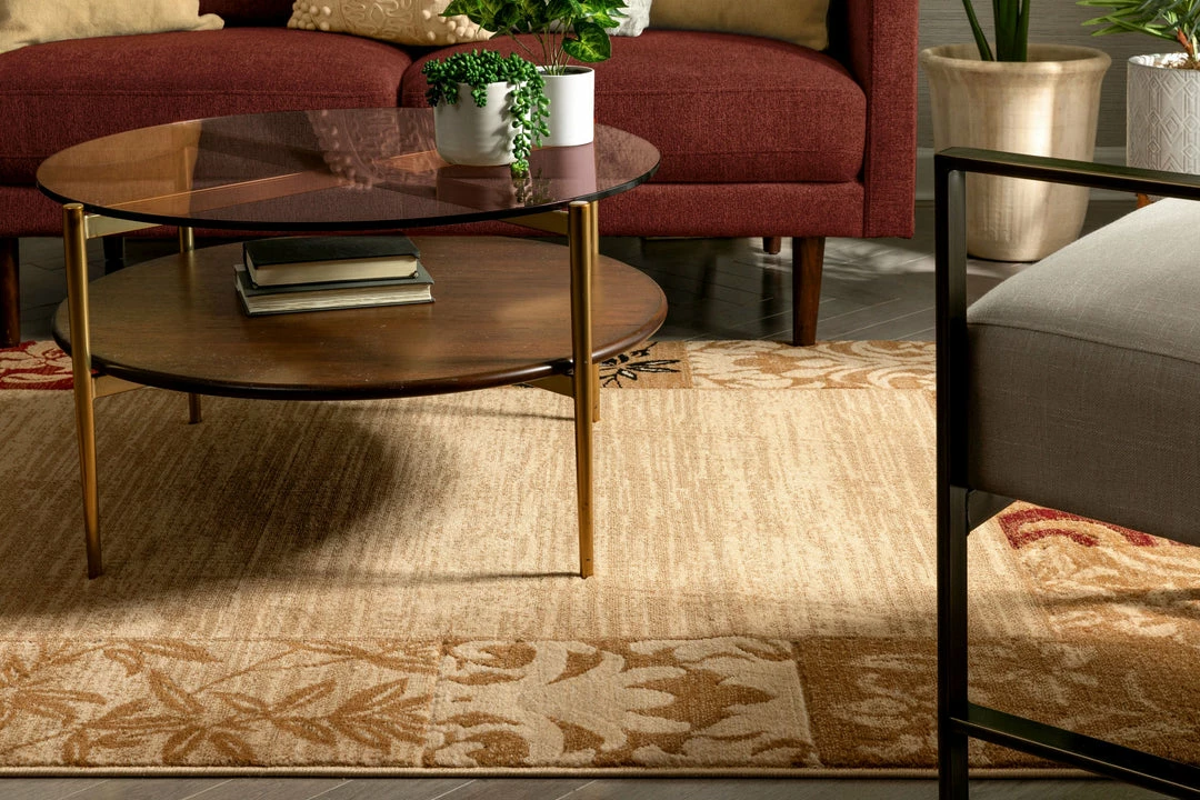 Well Woven Damask Ivory Transitional Rug 3'x5' 9 Well Woven Damask Ivory Transitional Rug 3'x5'