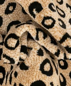 Well Woven Leopard Black Animal Print Rug