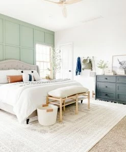 Well Woven Carina Tribal Medallion Beige Kilim-Style Rug