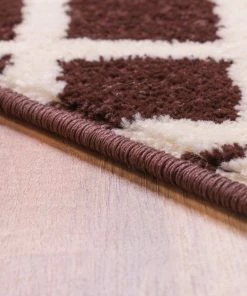 Well Woven Geo Helix Brown Modern Rug 5'x7'