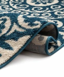 Well Woven Petra Palatial Navy Blue Modern Rug