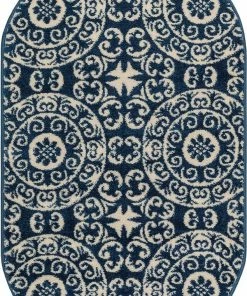Well Woven Petra Palatial Navy Blue Modern Rug