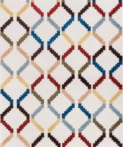 Well Woven Moroccan Trellis Multi Modern Rug