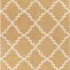 Well Woven Lulu's Lattice Gold Modern Rug