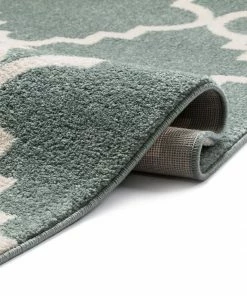 Well Woven Lulu's Lattice Light Blue Modern Rug Moroccan