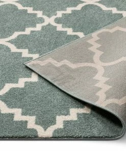 Well Woven Lulu's Lattice Light Blue Modern Rug Moroccan