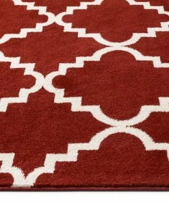 Well Woven Lulu's Lattice Teracotta Modern Rug