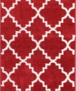 Well Woven Lulu's Lattice Teracotta Modern Rug 15 Well Woven Lulu's Lattice Teracotta Modern Rug