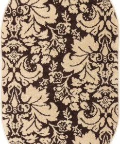 Well Woven 5'x7' Damask Toile Brown Transitional Rug 5 Well Woven 5'x7' Damask Toile Brown Transitional Rug