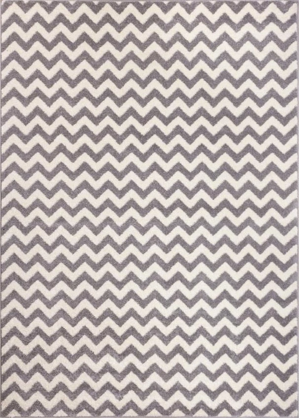 Well Woven Eli Chevron L. Grey Modern Rug 1 Well Woven Eli Chevron L. Grey Modern Rug