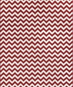 Well Woven Eli Chevron Rust Modern Rug 8'x11'