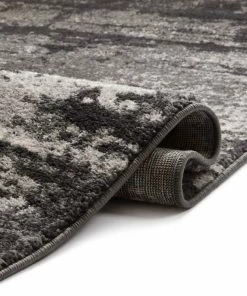 Well Woven Crosby Grey Modern Distressed Rug Global