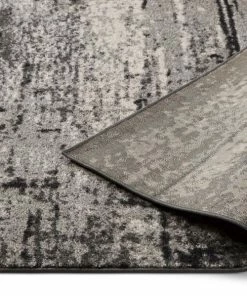 Well Woven Crosby Grey Modern Distressed Rug Global