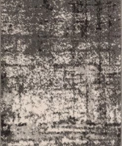 Well Woven Crosby Grey Modern Distressed Rug Global