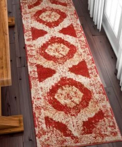Well Woven Global Berkshire Red Vintage Rug