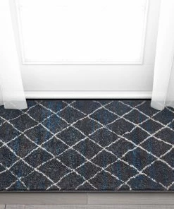 Well Woven Patagonia Royal Blue Modern Moroccan Rug