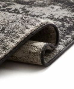 Well Woven Manchester Grey Modern Distressed Rug Global