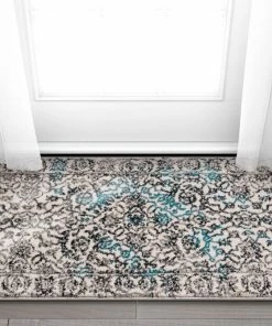 Well Woven Vintage Sheffield Blue Traditional Rug