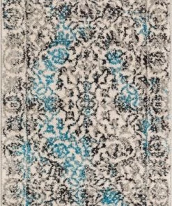 Well Woven Vintage Sheffield Blue Traditional Rug
