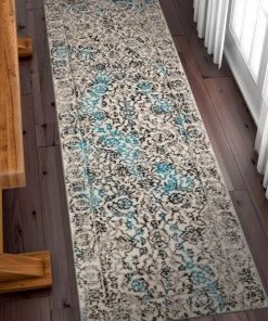 Well Woven Vintage Sheffield Blue Traditional Rug