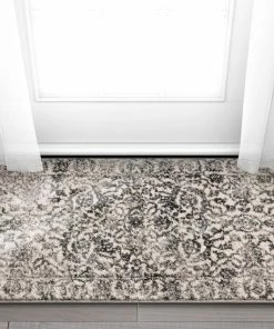 Well Woven Sheffield Grey Traditional Rug Vintage